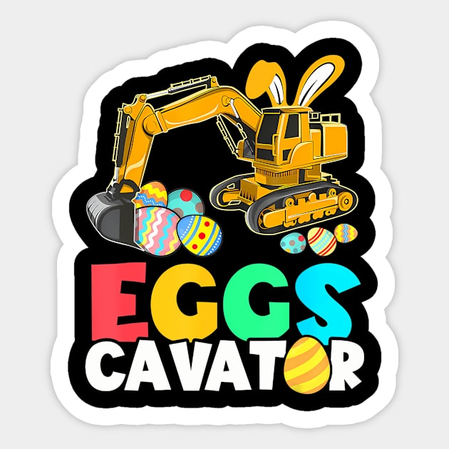 Eggs Cavator Easter Hunting Egg Kids Sticker by sleepsky